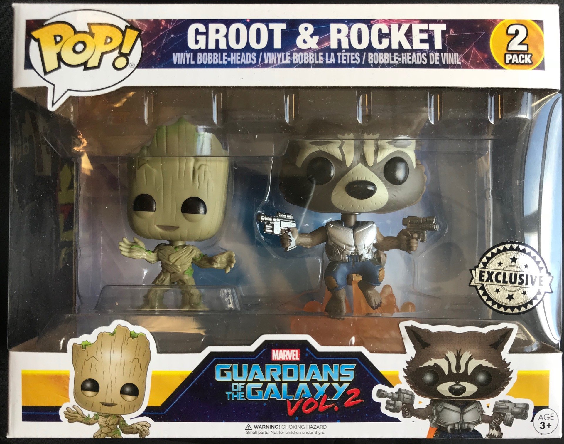 Amazon.com: Funko Pop! Groot & Rocket – Guardians of The Galaxy